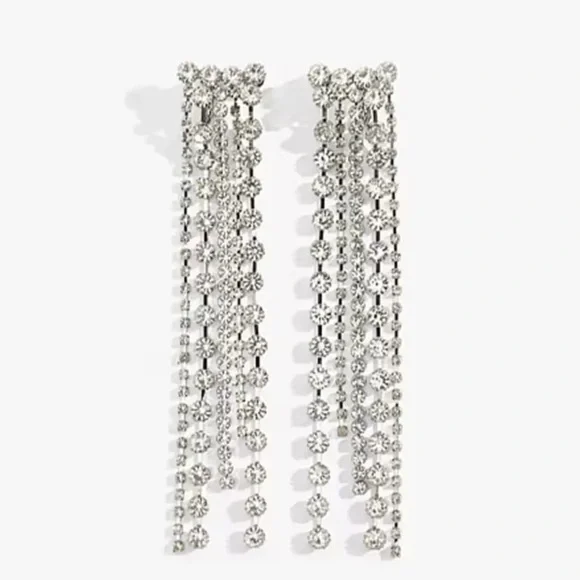 ❤️ ‘Party Daze’ Exaggerated Rhinestone Chandelier Statement Earrings - Picture 2 of 4